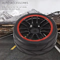 Miniatyrbillede 2 af 5: 4 stk. 12mm Hub Hjulfælge & Gummi Dæk Til RC 1/10 On-road Bil R