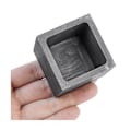 Miniatyrbilde 4 av 5: Barremåleform, 60 ml kapasitet digelform, 3 pakker metallstøpeformer (2 X 2 X 2 tommer - 1000 g gull