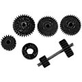 Miniatyrbilde 2 av 5: 3 sett metallgir med 370 motor for girkasse med hastighetsendring for B1 B24 B16 B36 C24 1/16 4wd 6wd Rc C