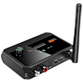 Miniatyrbild 1 av 5: Bluetooth 5.3 Digital Display Bluetooth-mottagare Fiberoptisk Koaxialadapter Stödjer U-skiva Mp3 Pl