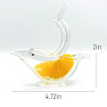 Miniatyrbillede 2 af 5: Manuel citronpresser, citronpresser til at presse citron, manuel citronpresser i akryl (5 stk.)