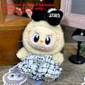 Miniatyrbild 1 av 5: [HH] Labubu Kläder Universal Sittande Stående Plyschdocka Designkläder Tillbehör Blind Box Labubu Kläder style 8