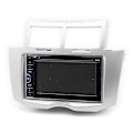 Miniatyrbilde 5 av 5: 2 Din Bilradio Stereo Ramme Trimsett Av Dashbord For Yaris Vitz Platz 2005-2011 Dvd-spiller Installasjon