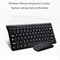 Miniatyrbillede 3 af 5: Mini trådløs mus-tastatur til bærbar computer, stationær computer, Mac-computer, hjemme- og kontor, ergonomisk gaming-tastatur og mus-kombination, multimedie