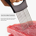 Miniatyrbillede 5 af 5: SDIGV Løg Holder til Skæring, Citron Skærer Løg Cutter til Skæring, Grøntsagssnitter til Kartoffel og Tomat, Avocadoer, Æg, Mad Slicer Assistent T
