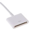 Miniatyrbilde 4 av 5: 8-pin hann til 30-pin hunn ladekabel og synkroniseringskonverterkabel 30-pin adapter
