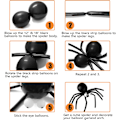 Miniatyrbillede 3 af 3: /HA/2 stk. Halloween Voksne Børn Edderkop Pandebånd Sort Flagermus Feat