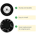 Miniatyrbilde 4 av 5: 9704230 Blenderkoblingserstatningsdeler for Kitchenaid, 4-bladet blenderblad og blenderkobling med