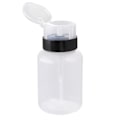 Miniatyrbillede 1 af 2: /HH/ 200 ml gennemsigtig Push Down Tom flaske Tryk Pumpe Dispenser Neglelakfjernerbeholder