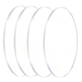 Miniatyrbillede 1 af 5: Klare runde akrylplader 8 tommer i diameter 1/8 tommer tykke plexiglascirkler til skilte, tryk, Ca