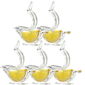 Miniatyrbillede 1 af 5: Manuel citronpresser, citronpresser til at presse citron, manuel citronpresser i akryl (5 stk.)