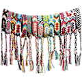Miniatyrbild 1 av 2: HH-15 stycken Nepal-inspirerade vänskapsarmband Handgjorda vävda armband Färgglada flätade armband för kvinnor Flickor Barn null null none