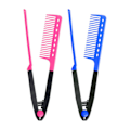 Miniatyrbild 2 av 5: 2 st Smoothing Comb Salong Kam Frisyr Styling Hårrätare V-formad Smoothing Comb för Hår