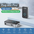 Miniatyrbilde 1 av 5: 5.3 Bluetooth Audio Receiver Bil AUX Audio Adapter Receiver Transmitter AUX Trådløs Audio Adapter for Bil Hodetelefoner TV-høyttalere