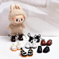 Miniatyrbild 2 av 5: [HH] Skor Endast 17cm Labubu Dockor Kläder Monster Kläder Outfit Tillbehör DIY Barn Present Prinsess Skor Casual F