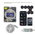 Pikkukuva 2 / 5: Tuya Bluetooth Led-valonauha RGB Phantom -väriset valonauhasarjat Älykäs pisteohjaus Wate