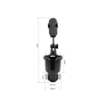 Miniatyrbilde 5 av 5: Multifunksjonell koppholder telefonholder stativ universell justerbar base for Model Y 2017-2023 tilgang