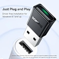 Pikkukuva 2 / 5: Baseus USB Bluetooth -sovitin Bluetooth 5.3 Dongle -sovitin PC-kannettavalle langattomalle kaiuttimelle Äänen vastaanotin USB-lähetin
