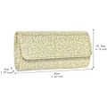 Miniatyrbillede 5 af 5: SDIGV Aften Taske Clutch Punge til Kvinder, AVEKI Damer Funklende Fest Håndtaske Bryllupstaske, Guld