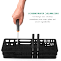 Miniatyrbillede 5 af 5: Skruetrækker opbevaringsstativ holder skruetrækker arrangører til hex kryds skruetrækker rc værktøjer kit orga