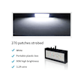 Miniatyrbilde 5 av 5: Scene Strobelys, 270 LED Super Sterkt Blinkende Scenebelysning Hvitt Lys For Bryllup, Jul, Bursdag