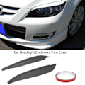 Miniatyrbilde 2 av 5: Billampelykter øyenbryn øyelokk harpiks klistremerker trim deksel hodelykt lokk for Mazda 3 Hatchback & Axela 2004-2009