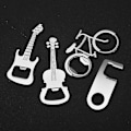 Miniatyrbillede 1 af 5: Metal Øl Nøglering Flaskeåbner Haj/Guitar Style Køkken Tilbehør Bryllup Fest Favør Gaver til Gæster