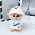 Miniatyrbild 1 av 3: [HH] Labubu Dodgers Lagkläder LA Tröja Labubu V3 Kläder White