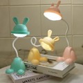 Miniatyrbilde 5 av 5: Søte kanin skrivebordslamper for soverom, sammenleggbar R