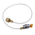 Miniatyrbilde 2 av 5: Propanoppfyllingsadapter for utendørs camping, flat gassbeholderkobling, adapter for gasslading med fortrykk