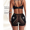 Miniatyrbillede 2 af 3: /HH/Kvinders numseløft shapewear hoftepuder forstærker trusser shaper boyshort SORT L