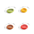 Miniatyrbilde 4 av 5: 4 stk. Pod for sitron tomat oppbevaringsboks og oppbevaring holdbar gjenbrukbar beholder matbeholder