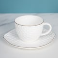 Pikkukuva 4 / 5: Keraamiset kahvimukit tekstuurikuvioilla miehille, naisille, isälle, äidille, modernit kahvimukit 2 kpl lattea/cappuccinoa/kaakaota varten
