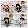Miniatyrbild 2 av 2: [HH]Labubu Baby Coat Vinyl Blind Box Hänge Generation Två Serien för Liten Kjol Mini Leksak Stil Modedocka Endast Kläder Ingår Camellia jacket - small size