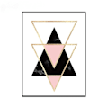 Miniatyrbillede 4 af 4: Wekity Marmor Tekstur Geometrisk Patchwork 1 Vægkunst Lærredstrykplakat, Enkelt Abstrakt Kunsttegning Dekoration til Hjem Stue Soveværelse Kontor og Ch