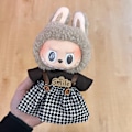 Miniatyrbild 1 av 3: [HH] Labubu Kläder och Accessoarer Endast Kläder POPMART LABUBU Sittande Docka Kläder Hatt 13