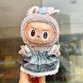 Pikkukuva 1 / 5: [HH] 17cm Labubu Popmarts Vaatteet ja Asusteet Nukke Macaron Paita Setti Täytetty Pehmo Sopii Vain Kangas 17CM 7