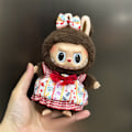 Miniatyrbild 1 av 5: [HH] Endast Kläder 24 Designer 17cm LaBubu Plyschdocka Kläder Anime Söt PVC Figur Docka Overall Kjol Klä upp Kläder 1:a 2:a 17cm 1