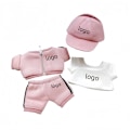 Miniatyrbild 1 av 3: [HH] Labubu Kläder Kläder Basebollkeps Kostym Sportkläder Outfit Tillbehör Set Endast Labubu Kläder Pink Baseball Cap suit2