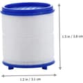 Miniatyrbillede 5 af 5: HA-Badekarfilter 10 stk Brusefilterelement Filterelement Brusefilterrefill Nd-filter Brusefilter til hårdt vand Brusehovedfilter