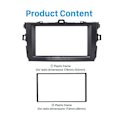 Miniatyrbillede 4 af 5: 4x 2din bilradio fascia stereo dash kit lyd afspiller til 2008-2010 Corolla radio stereo dvd ramme