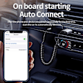 Pikkukuva 4 / 5: Auton Bluetooth-vastaanotin 5.3 Stereo Langaton USB-dongle 3,5 mm:n liitäntään AUX-äänensovitin Mikrofoni Handsfree-puhelu ja TF-korttipaikka