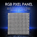 Miniatyrbillede 2 af 5: Ws2812b Led Rgb Fleksibelt Pixel Panel 16x16 Individuelt Adressérbart Panel Lys Led Modul Skærm