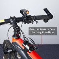 Miniatyrbild 5 av 5: Cykelbakljus med blinkers - trådlös fjärrkontroll vattentät cykelbakljus - USB-laddningsbar ultrastark säkerhetsvarningscykelbroms bakre Li