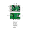 Miniatyrbillede 3 af 5: For Cm4 Io Baseboard Cm4 Til 4b Adapterkort Udvidelseskort Cm4 Til Pi4b Adapter Med Kabinet