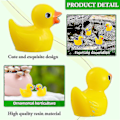 Miniatyrbilde 3 av 5: 200 stk Mini Gule Ender Ducklings Tiny Duckies Hage Landskap Akvarium Dukkehus Potteplanter Dekorasjon 7 farger