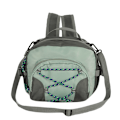 Miniatyrbild 1 av 5: (Grön) Dam Läder Crossbody Väska Dragkedja Axel Kamera Handväska längd 25cm,bredd 13cm,höjd 20cm