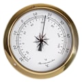 Miniatyrbild 1 av 2: /HH/ 115 mm Väggmonterad Termometer Hygrometer Klocka Tidvattenklocka Väderstation Koppar för Inomhus Utomhus