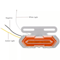 Miniatyrbilde 5 av 5: 4 stk 24v LED-bilsidemarkeringslys blinklys lastebillyslys egnet for tilhenger lastebil