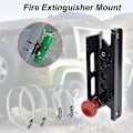 Miniatyrbilde 4 av 5: Universal hurtigutløsing rullebøyler brannslukkerfeste brakett for Wrangler Polaris Rzr Can-am Ma